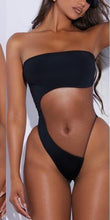 Load image into Gallery viewer, Backless Mesh Front Halter Neck Monokini - BikiniOmni.com
