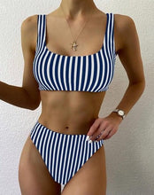Load image into Gallery viewer, Cow Print High Waist Bikini - BikiniOmni.com
