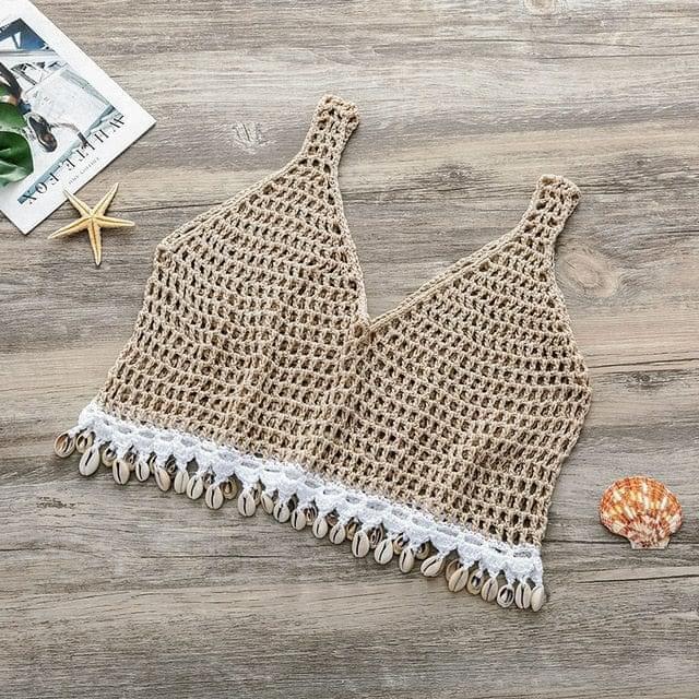 Crochet Bikini Top & Leggings - BikiniOmni.com