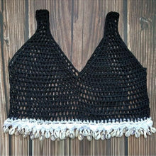 Load image into Gallery viewer, Crochet Bikini Top &amp; Leggings - BikiniOmni.com
