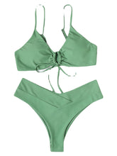 Load image into Gallery viewer, Discover Elegance: Wrapped High Waist Bikini - BikiniOmni.com
