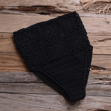 Load image into Gallery viewer, Fringed Bomo Crochet High Waist Cover Tummy Slimming Bikini - BikiniOmni.com
