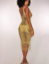 Load image into Gallery viewer, Gold &amp; Rose Gold Bikini Cover Up - BikiniOmni.com
