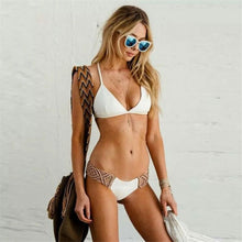 Load image into Gallery viewer, Hand-Knitted Rope Bikini Swimsuit - BikiniOmni.com
