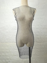 Load image into Gallery viewer, Hand-Woven Fishing Net Cover Up Diamond Swimsuit - BikiniOmni.com
