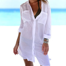Load image into Gallery viewer, Lightweight Beach Dress Plus Size Cover-Up - BikiniOmni.com
