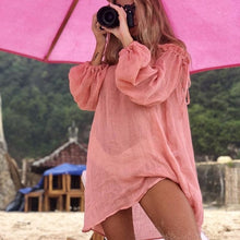 Load image into Gallery viewer, Off Shoulder Beach Cover Up - BikiniOmni.com
