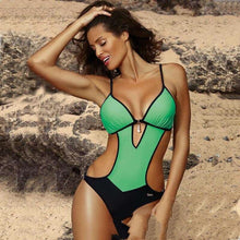 Load image into Gallery viewer, Sexy Trikini Cut Out Women One Piece Monokini - BikiniOmni.com
