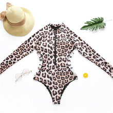 Load image into Gallery viewer, Snake &amp; Leopard Print One-Piece Swimsuit - BikiniOmni.com
