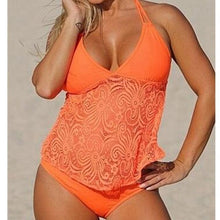 Load image into Gallery viewer, Tankini Plus Size Swimsuit - BikiniOmni.com
