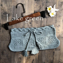 Load image into Gallery viewer, Tassel Crochet Bikini Top and Bottom - BikiniOmni.com
