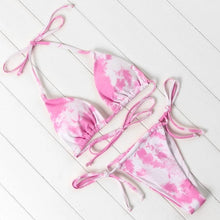 Load image into Gallery viewer, Tie-Dye High Waist Bikini Beachwear - BikiniOmni.com
